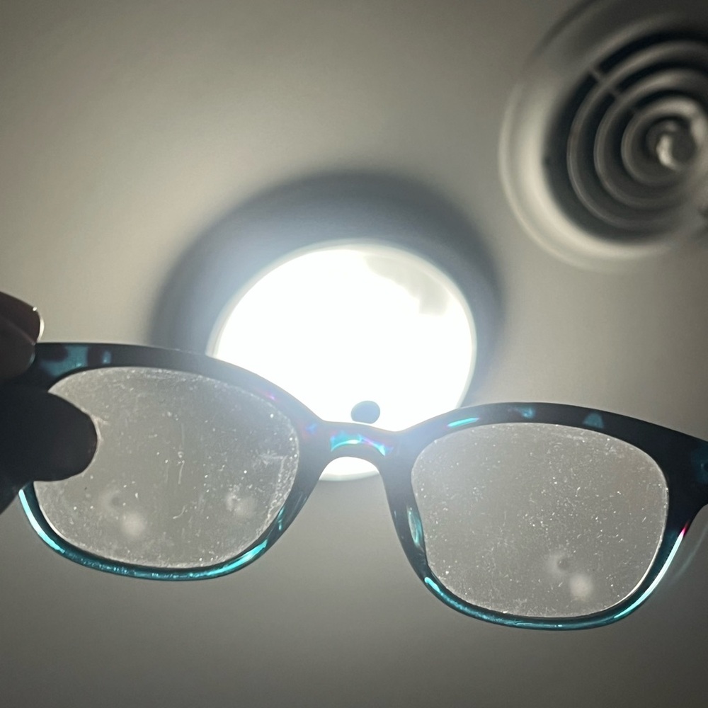 Kate Spade Rebecca Black & Blue Printed Eyeglasses - Picture 7 of 7